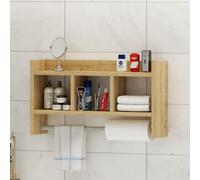 Skye Decor, estantería de melamina de 100%, con dimensiones de 63,6 x 35 x 14,6 cm, en color zafiro | Grosor de 18 mm | Estilo escandinavo moderno, elegante y funcional.