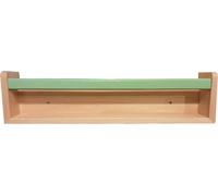 Skye Decor, estantería Mint, estante para libros, 100% madera de haya, color menta, 56 x 8 x 14,5 cm