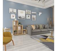 Skye Decor, estantería moderna en color azul zafiro, 90 x 96,6 x 29,6 cm | Fabricada con tablero de partículas de 18 mm de grosor, recubierto al 100% con melamina | Diseño elegante y funcional para su