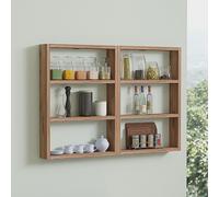Skye Decor, Hexa - Pino Atlántico, Wandregal, Pino Atlántico, 100% aglomerado melaminizado, 84,6 x 60 x 9 cm