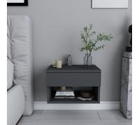 Skye Decor, Jamot: Mesitas de noche y aparadores, color antracita, 44,6 x 31,9 x 29 cm
