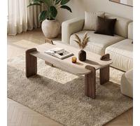 Skye Decor, Juego de mesas Nesting (3 piezas) - Roble Saphir, 100% melamina, 100% panel de fibra de densidad media (MDF) con revestimiento de melamina, ideal para una oficina en casa moderna: [código