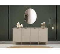 Skye Decor, Kale - Sanstone, Konsole, Sandstein, paneles de aglomerado melaminizado al 100%, 180 x 45 x 90 cm