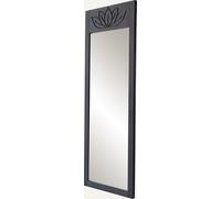 Skye Decor, Lotus, color antracita, espejo Cheval, 100% madera maciza, color antracita, 55 x 2 x 155 cm