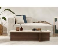 Skye Decor, Mesa apilable de alta calidad (3 piezas) - Roble saphir, 100% melamina, 120 cm
