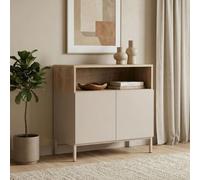 Skye Decor, Mesa auxiliar de alta calidad (3 piezas) - Roble saphir, 80x80x40 cm, 100% melamina