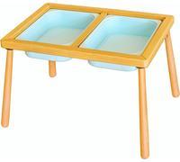 Skye Decor, Mesa - Azul, Mesa infantil, 100% madera de haya, Azul, 53 x 74 x 52 cm