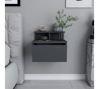 Skye Decor, modelo Alice, mesitas de noche y aparadores, color antracita, 39,8 x 35 x 31,9 cm