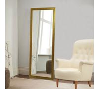 Skye Decor, modelo Cheval, color dorado, espejo Cheval, 100% plástico, dorado, 40 x 105 cm