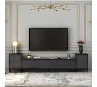Skye Decor, modelo Imaj, mueble de televisión, color antracita, dimensiones: 180 x 45,2 x 35 cm