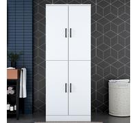 Skye Decor, modelo KD109 - 3198, armarios para baño, color blanco, dimensiones 70 x 181,8 x 72,5 cm