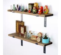 Skye Decor, modelo LAM006, Wandregal (estante de pared), color , acabado color nogal, 100% madera de abeto