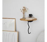 Skye Decor, modelo Leo: color , madera de roble, estante de pared, 100% madera maciza, color , 35 x 35 cm
