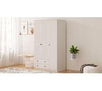 Skye Decor, modelo Rb-062-01, armario, color blanco mate, fabricado en tablero de partículas, dimensiones: 105 x 210 x 52 cm