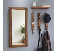 Skye Decor, modelo V109, armarios, soportes para plantas, nogal, madera, 50 x 110 cm