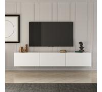 Skye Decor, modelo West: Mueble para televisión, color blanco, dimensiones: 150 x 30 x 32 cm