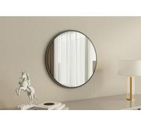 Skye Decor, Ozze: Blanco, antracita, espejo, blanco, 60 x 2,2 x 60 cm