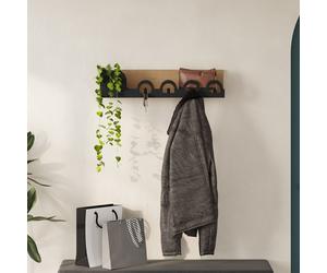 Skye Decor, Percha Liora - Zafiro, Roble, Percha para ropa, 100% METAL, Roble, 63 x 14 x 14 cm