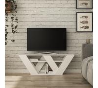 Skye Decor, Pipralla: Mueble para televisión, color blanco, 110 x 40 x 30 cm