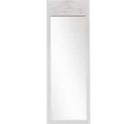 Skye Decor, Rosas - Blanco, Espejo Cheval, 100% madera maciza, blanco, 55 x 2 x 155 cm