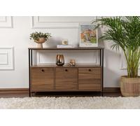 Skye Decor, Solace - Roble Venecia, , Consola, Nogal, 100% panel de fibra de madera con revestimiento de melamina, 120 x 30 x 77 cm