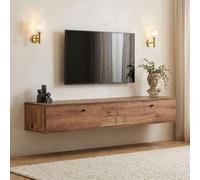 Skye Decor, soporte de TV de alta calidad (con código parental) - madera de pino atlántico, 160 cm, diseño moderno