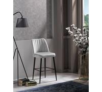 Skye Decor, Vento - Color crema, taburete, color crema, 100% aglomerado revestido de melamina, 49 x 99 x 45 cm