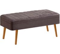 Skye Decor, Vina 1501 - 2 - Antracita, Atlántico, Bank, Pino Atlántico, 100% tableros de partículas melaminados, 90 x 39 x 40 cm