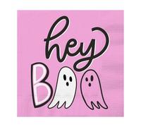 Slant Collections Servilletas de papel de cóctel de Halloween, 20 unidades, Hey Boo