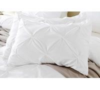 SLEEPNICE - Juego de 2 Fundas de Almohada cuadradas Europeas de 28 x 28 Pulgadas, Calidad de Hotel, 100% algodón Egipcio de 600 Hilos, Hermosa Funda de Almohada Europea