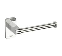 Tatay Portarrollos de baño Slim sin tapa, acero inoxidable, doble fijación (tornillos o Glu Fix)