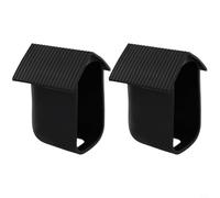 Slip-On Carcasa protectora para eufyCam 2C para ajuste rápido Slip-On(negro | El color blanco refleja el calor, protección UV, evita daños solares, resistente a la intemperie, uso de seguridad al aire
