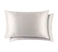 slip Pillowcases Funda de almohada seda pura Queen Duo 2 unidades 2 unidades