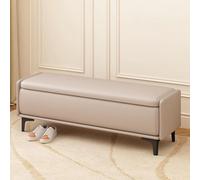 Slish - Banco moderno multifuncional para sala de estar y entrada, otomana para zapatos y asiento de ventana, 35in / 90 cm, ahorro de espacio