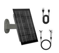 SLODA Trail Cameras Solar Panel, 12 V/1 A 6 V/1,5 A Kit cargador de batería solar Batería de litio recargable integrada IP66 impermeable para cámaras de caza o ciervo Feeder (8 W 12000 mAh)