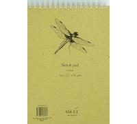 SM.LT EB-100TS/C Authentic line - Cuaderno para bocetos (A4, 80 g, papel de libro, 100 páginas), color crema