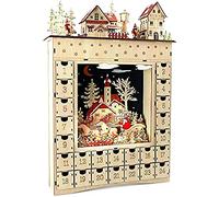 Small Foot Design Calendario de Adviento 10215 Invierno ensueño Madera natural 34×7,5×52 cm