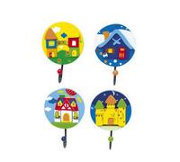 Small Foot Company 7568 - Percheros de Colores (4 Unidades)