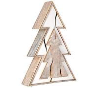 Small Foot Company Pino brillante Diseño corteza de árbol