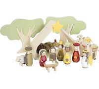 Small Foot Design – Set de pesebre de madera Ángeles 12356, multicolor, talla S, apto para niños