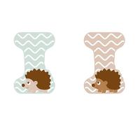 small foot Set Letras de madera para la habitación infantil I, con madera FSC® 100% certificada, letras animales, 12516
