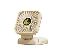 Small Handheld Fan, Folding Desk Neck Air Cooler, 2.95x2.76x5.51 inches Battery Operated Personal Fan with Phone Stand, Cooling Gadget for Beach, Camping, Travel, and Outdoor Use
