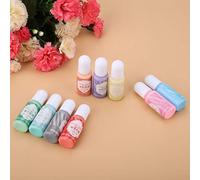 Smandy 9 Colores de Pigmento para Resina UV y Epoxi - Tinte Líquido de Curado Rápido, No Tóxico e Inodoro - Ideal para Manualidades, Joyería y Arte de Uñas (Grupo A de 9 colores sólidos)