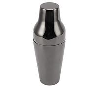 Smandy Coctelera de Acero Inoxidable Coctelera Martini para Bebidas Juego de Boston de Acero Inoxidable 18/8 de 24 Oz con Colador Incorporado para Barman y Bar en (negro deslumbrante)