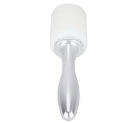 Smandy Martillo para Tallar Cuero, Mazo de Nailon, Herramienta de Estampado para Artesanía en Cuero con Cabeza de Nailon, de Aluminio para Bricolaje, Artesanía en, Aficionado (WHITE)