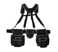 Smandy Organizador de Cinturón de Herramientas, Cómoda Bolsa de Herramientas Ajustable de Tela Oxford con Tirantes y Bolsillos para Carpintería Mecánica y Manitas