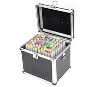 Smandy Rotuladores de Punta Doble 80 Colores con Estuche y Correa de Hombro para Dibujar Colorear Ilustrar