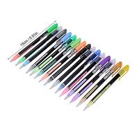 Smandy Set de 48 Bolígrafos de Gel, Brillantes Neón Gouache Metálicos, Bolígrafos de Escritura Suave para Material Escolar y Notas