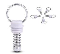 Smandy Válvula de Alivio de Presión de Bola de Acero Inoxidable, Kit de 5 Piezas para Reparación de Tapas de Barril Casero, Reemplazo de Válvulas Dañadas o Faltantes, Seguridad de