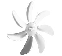 Smandy Ventilador de Estufa, Aspas de Aleación de Aluminio, 7 Aspas, de Repuesto para Ventilador de Chimenea, Kit de para de Chimenea, Repuesto para de (SILVER)